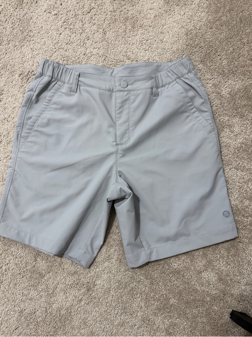 Mondetta Light Gray Athletic Shorts